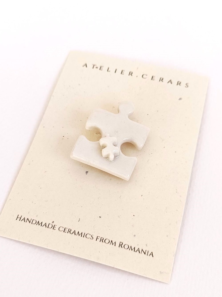 Broșă Puzzle 